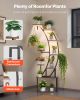VEVOR Plant Stand Indoor with Grow Lights, 63 in Tall 9-Tier Lighted Plant Shelf, Metal Corner Plants Holder, 3 Timer & 10 Brightness