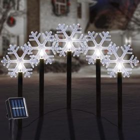 ILLUMINEW Christmas Snowflake Pathway Lights (Color: White)