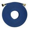 FLORIAX Garden Flat Soaker Hose 1/2 in  More Water Leakage;  Heavy Duty;  Metal Hose Connector Ends;  Save 80% Water Great for Flower beds;  Seedling;