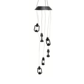 Outdoor Decorative Hanging Solar Wind Chimes for Patio & Garden(USPS Shipping) (Type: Style D, Color: As pic show)
