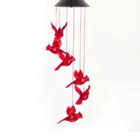 Outdoor Decorative Hanging Solar Wind Chimes for Patio & Garden(USPS Shipping) (Type: Style B, Color: As pic show)