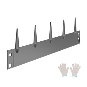 Steel Landscape Edging, 5 Packs 39 x 3 in Rust-Resistant Metal Landscape Edging, Bendable Garden Edging Border, Heavy Duty Lawn Edging (Color: Dark Gray, size: 39 x 3 inch)