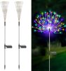 Outdoor Solar Fireworks Light 150LED 8 Lighting Mode Sensor Light Waterproof Garden Decoration Courtyard Passage