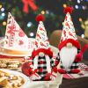 Christmas Red Cardinal Gnomes Decorations for Home, Indoor