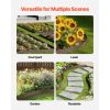 Steel Landscape Edging, 5 Packs 39 x 5 in Rust-Resistant Metal Landscape Edging, Bendable Garden Edging Border, Heavy Duty Lawn Edging