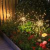 Outdoor Solar Fireworks Light 150LED 8 Lighting Mode Sensor Light Waterproof Garden Decoration Courtyard Passage