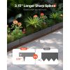 Steel Landscape Edging, 5 Packs 39 x 3 in Rust-Resistant Metal Landscape Edging, Bendable Garden Edging Border, Heavy Duty Lawn Edging